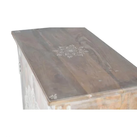 Mueble Botellero Madera Mango Decapado Natural Pintado a Mano 80x40x90 Cm - Giner y Colomer (5)