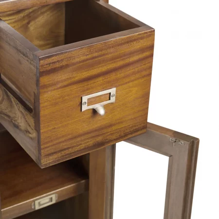 Mueble EscaleraCónsola Derecha Madera Caoba Colección Flamingo 100x32x100 Cm - Moycor (3)