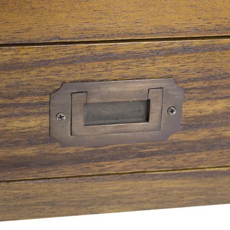 Mueble TV 2 Cajones + 1 Hueco Madera Mindi Colección Star 130x40x40 Cm - Moycor (3)