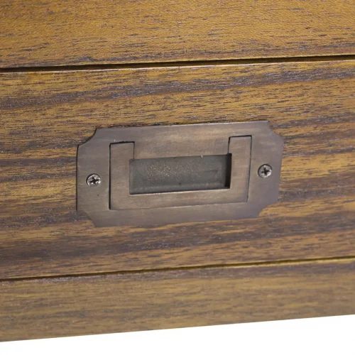 Mueble TV 2 Cajones + 1 Hueco Madera Mindi Colección Star 130x40x40 Cm - Moycor (3)