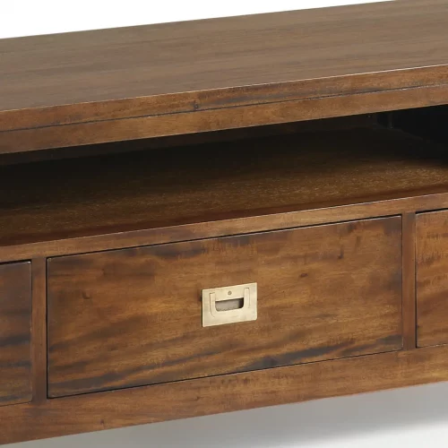 Mueble TV Flamingo de Madera de Caoba 7 Cajones y 1 Hueco - Moycor (3)