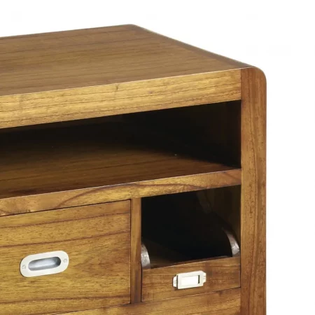 Mueble TV Flash con 3 Cajones 1 Hueco con Accesorios de Bronce -Moycor (2)