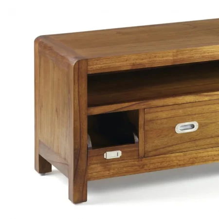 Mueble TV Flash con 3 Cajones 1 Hueco con Accesorios de Bronce -Moycor (3)