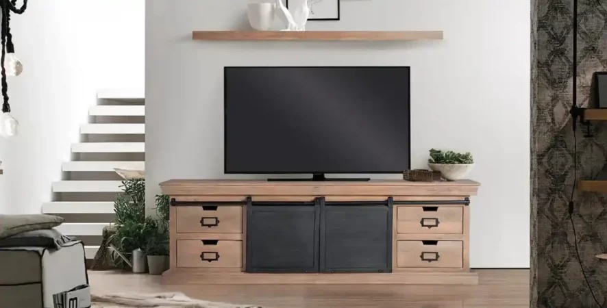 Mueble-TV-Madera-Mango-4-Cajones