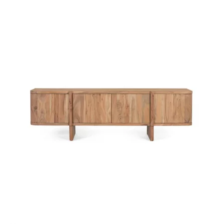 Mueble TV Madera de Acacia Natural 170x40x51 Cm - Giner y Colomer (4)