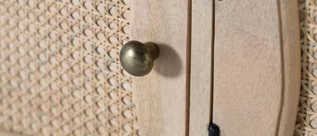 Mueble TV Madera de Mango Natural 200x40x51 Cm - Giner y Colomer (6)