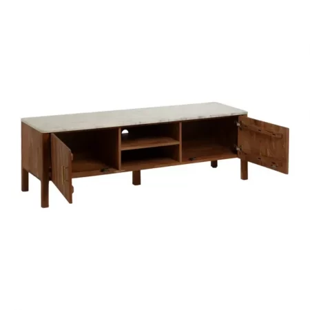 Mueble TV Natural Acacia Salón 141x41x45 Cm - IXIA (1)