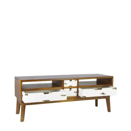 Mueble TV Nordic 4 Cajones 2 Huecos 140x40x50 Cm - Moycor (3)