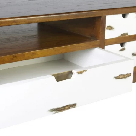 Mueble TV Nordic 4 Cajones 2 Huecos 140x40x50 Cm - Moycor (6)