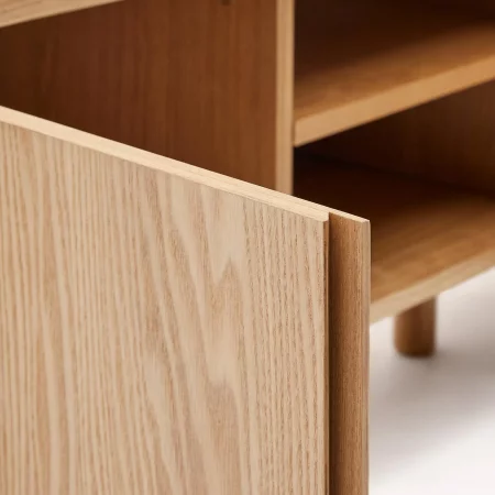 Mueble TV Salaya de madera contrachapada de fresno FSC Mix Credit 200 x 52 cm-5
