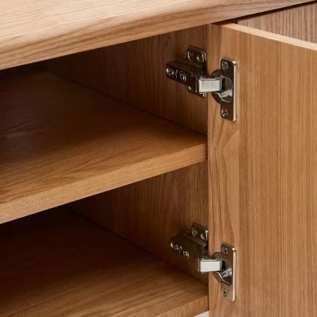 Mueble TV Salaya de madera contrachapada de fresno FSC Mix Credit 200 x 52 cm-6