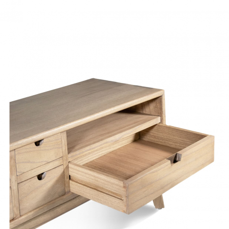 Mueble TV Scandi 4 Cajones 2 Huecos 140x40x50 Cm - Moycor (3)