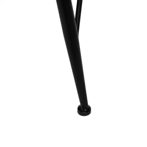 Mueble TV de Madera de Caucho y Metal Marrón y Negro 3 Cajones - Ixia (12)