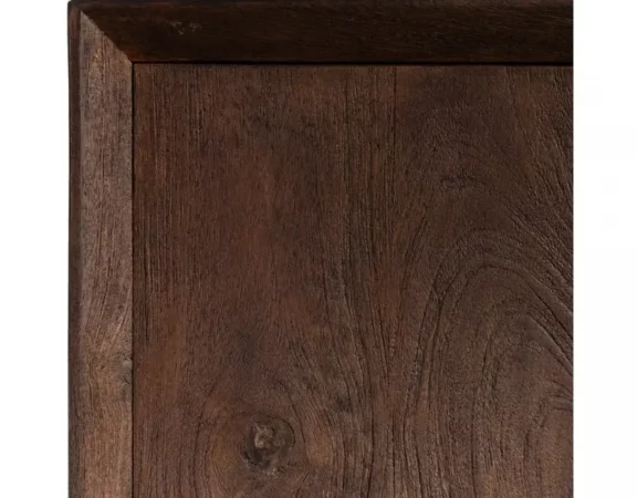 Mueble TV de madera de mango con 2 puertas y cajón central – 180 cm-MOVIL (5)