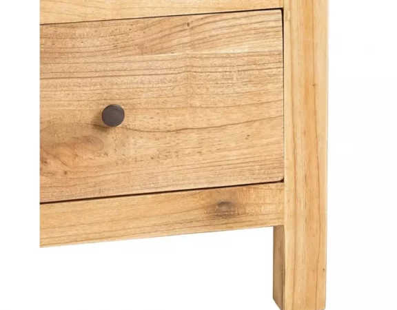 Mueble TV de madera mindi con 4 cajones y 2 estantes – 44,5x15 cm, patas 10 cm-MOVIL (7)