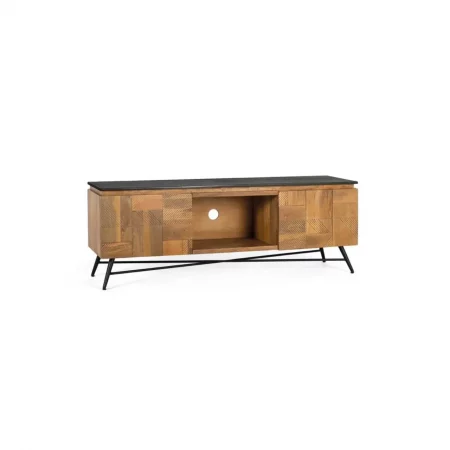 Mueble TV en Madera de Mango 150x40x55 Cm - Giner y Colomer (2)
