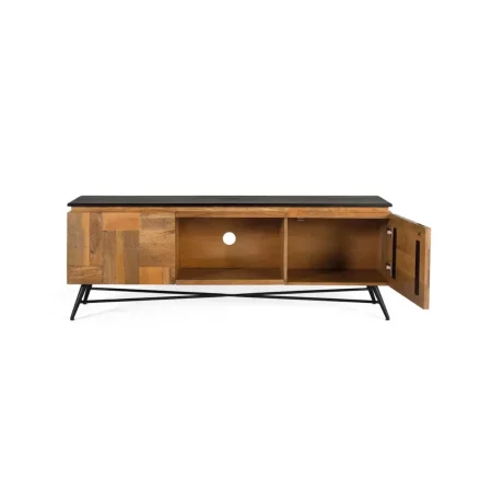 Mueble TV en Madera de Mango 150x40x55 Cm - Giner y Colomer (5)