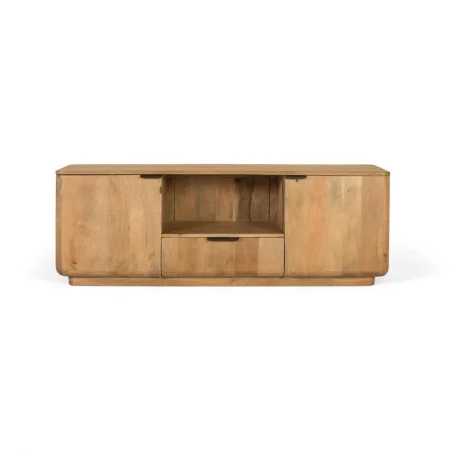 Mueble TV en Madera de Mango 160x40x56 Cm - Giner y Colomer