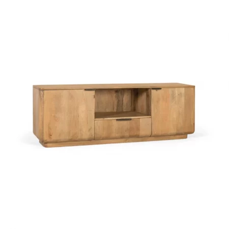 Mueble TV en Madera de Mango 160x40x56 Cm - Giner y Colomer2