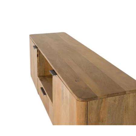 Mueble TV en Madera de Mango 160x40x56 Cm - Giner y Colomer4
