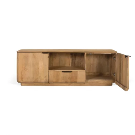 Mueble TV en Madera de Mango 160x40x56 Cm - Giner y Colomer5