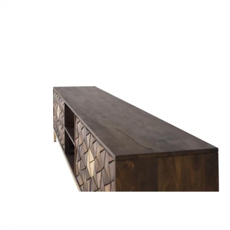 Mueble de TV 4 Puertas Fabricado en Madera de Mango Colección Bora Bora190x40x50 Cm - Giner y Colomer (2)