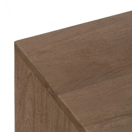 Muebles de TV de Madera de Mango 2 Puertas Deslizantes - IXIA (4)