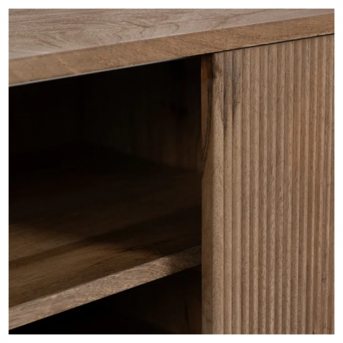 Muebles de TV de Madera de Mango 2 Puertas Deslizantes - IXIA (8)