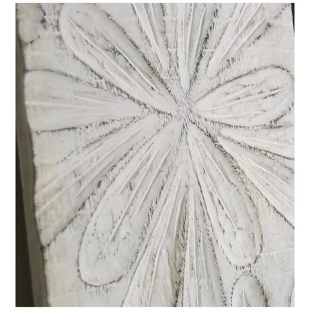 Panel Madera Suar Diseño Floral Blanqueado 105x3x140 Cm - Moycor (4)