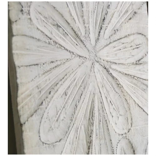 Panel Madera Suar Diseño Floral Blanqueado 105x3x140 Cm - Moycor (4)
