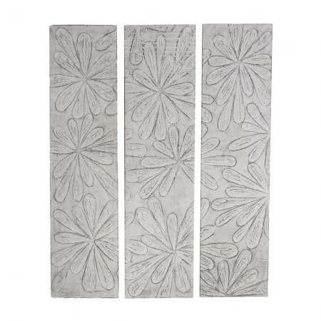 Panel Madera Suar Diseño Floral Blanqueado 105x3x140 Cm - Moycor (5)
