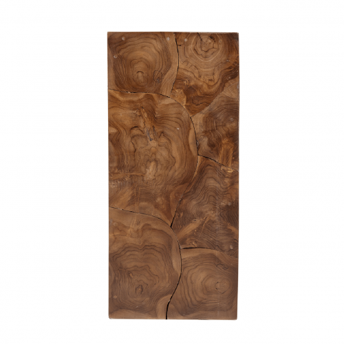 Pedestal de Trozos de Madera de Teca (2)