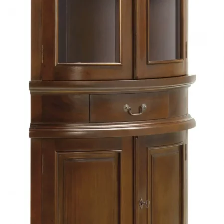 Rinconera 4 Puertas + 1 Cajón Madera Caoba Colección Vintage 50x50x190 Cm - Moycor (3)
