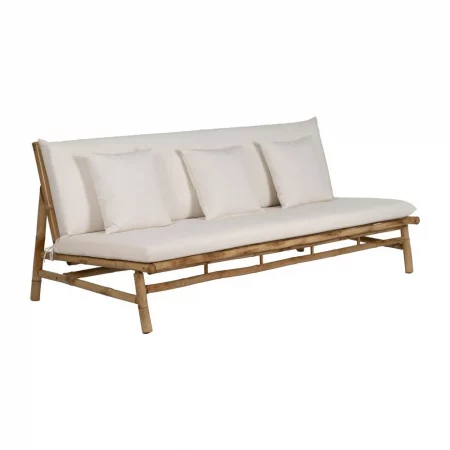 SOFÁ 3 PLAZAS NATURAL BAMBÚ 200 X 86 X 81 CM-1
