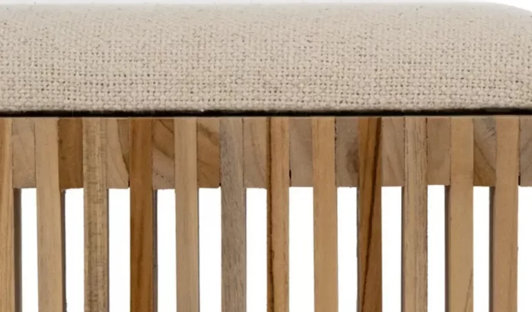 Set 2 Banquetas Madera de Teca Natural 115x35x45 Cm - IXIA (5)