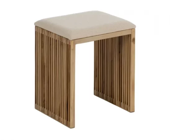 Set 2 Banquetas Madera de Teca Natural 50x34x60 Cm - IXIA (4)