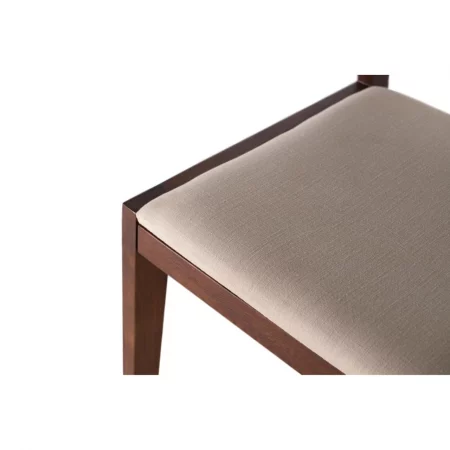 Set 2 Sillas Madera de Acacia Tapizada en Tela Colección Ludhiana 44x52x85 Cm - Giner y Colomer (1)