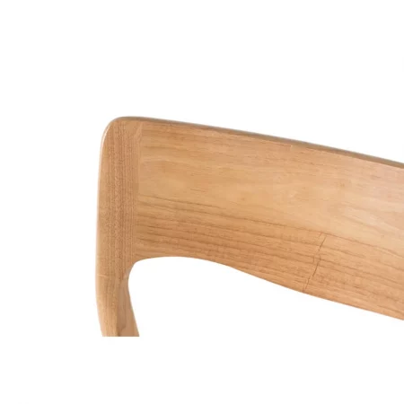Set 2 Sillas Natural Madera de Caucho 45x47x82 Cm - Giner y Colomer (4)