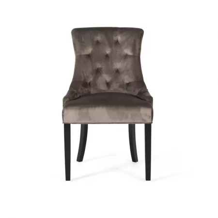 Set 2 Sillas Tapizadas de Tejido Terciopelo 57x62x93 Cm - Giner y Colomer (3)