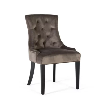Set 2 Sillas Tapizadas de Tejido Terciopelo 57x62x93 Cm - Giner y Colomer (5)