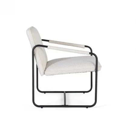 Set 2 Sillones Beige Tela y Hierro 64x74x76 Cm - Giner y Colomer (2)