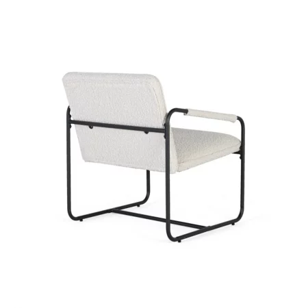 Set 2 Sillones Beige Tela y Hierro 64x74x76 Cm - Giner y Colomer (3)