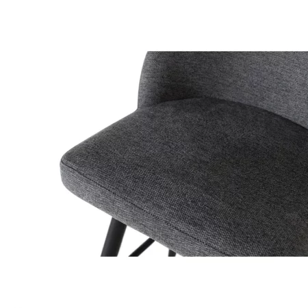 Set 2 Taburetes Tela y Acero Gris 45x103 Cm - Giner y Colomer (4)