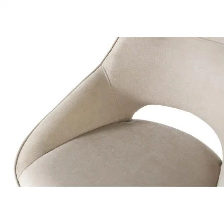 Set de 2 Sillas Giratorias Beige y Base de Acero - Giner y Colomer (5)