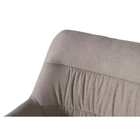 Set de 2 Sillas Giratorias de Tela y Base de Acero - Giner y Colomer (5)