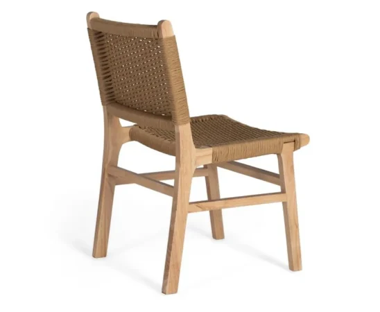 Set de 2 Sillas Madera de Caucho Natural 50x57x86 Cm - Giner y Colomer (5)