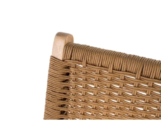 Set de 2 Sillas Madera de Caucho Natural 50x57x86 Cm - Giner y Colomer (6)