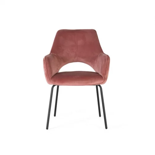 Set de 2 Sillas Tapizadas de Poliéster con Acabado en Terciopelo 65x60x89 Cm - Giner y Colomer (6)