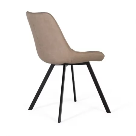 Set de 2 Sillas Tapizadas en Poliuretano y Base de Acero - Giner y Colomer (4)