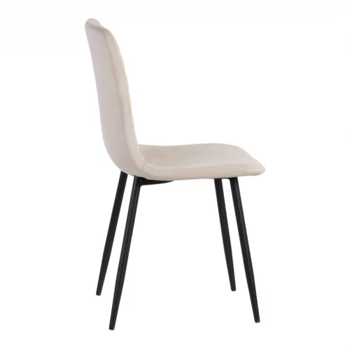 Silla Beige Terciopelo Salón - IXIA (3)